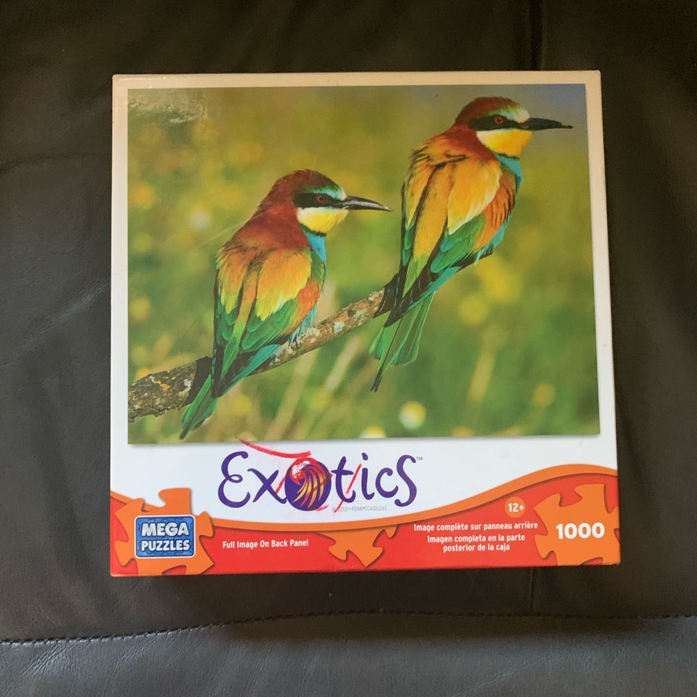 Mega Puzzles Exotics Series Birds Puzzle 1000 PC